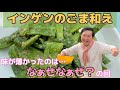 【インゲン】ごま和えを作って「なぁぜなぁぜ？」する
