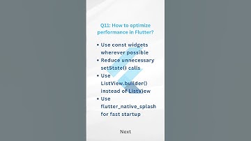 Flutter Basic Interview Questions | Part 04 | Code Lounge #mobiledevelopment #flutter #interviews
