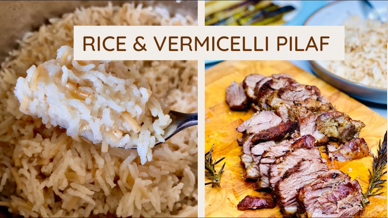 Lebanese Rice with Vermicelli Noodles shorts YouTube