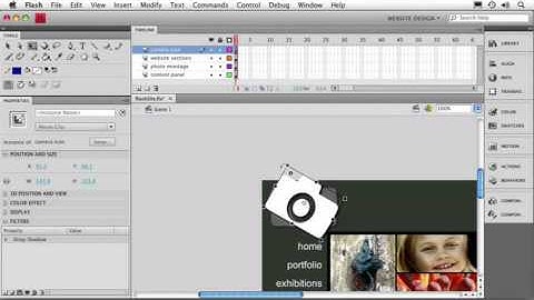 learning FLASH TUTORIAL-  Transforming Objects with the Free Transform Tool