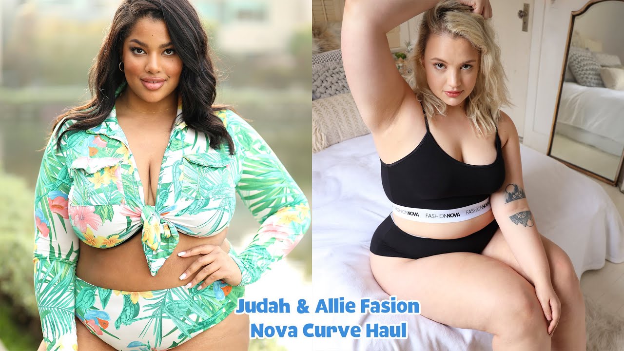 Judah Campbell and Allie Weber - Fashion Nova Curve Spring Looks - 4K