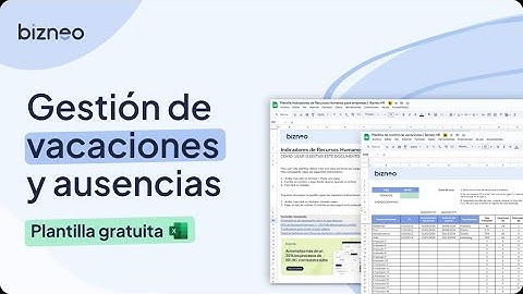 Plantilla para control de vacaciones en Excel | Descargable gratuito ⬇️