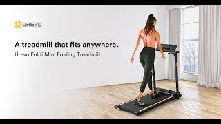 Urevo Foldi Mini Folding Treadmill - A treadmill that fits anywhere