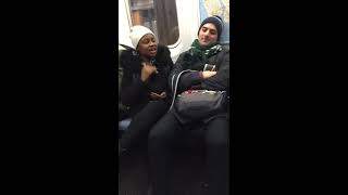 Only in New York: Drunk Rachet Girl on 2 Train to Brooklyn Speaks her Mind to an Off-Duty Cop!