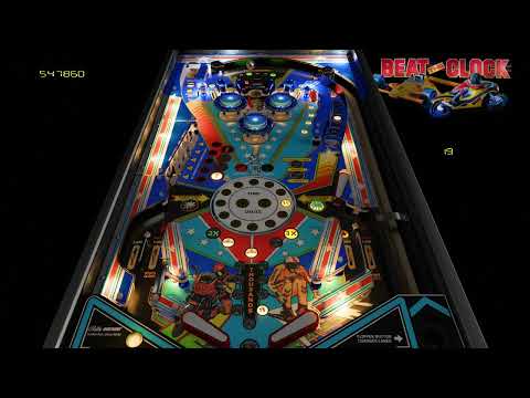 Beat The Clock Bally 1985 VPW VPX Visual Pinball X I Breathed The Pressure To Score Big
