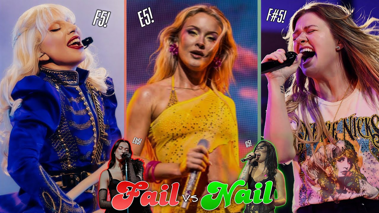 FAMOUS SINGERS | Fail Vs Nail!! (2025 Vocals | Bb4 - E6)