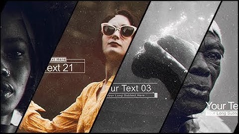 Glass Parallax Slideshow ( After Effects Template ) ★ AE Templates