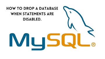 Drop Database Statements Are Disabled (Easy Way)