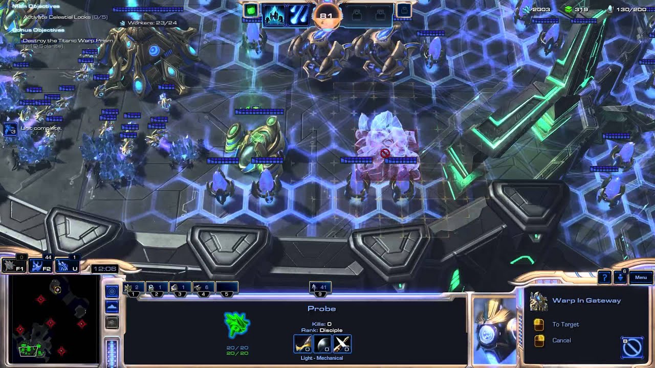 LotV Campaign Mission 9: Temple of Unification (Altarian Rift) - Brutal ...
