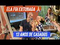 Vlog  13 anos de casados  o nosso dia  minha me foi extubada  rotina  comprinhas  mesa posta