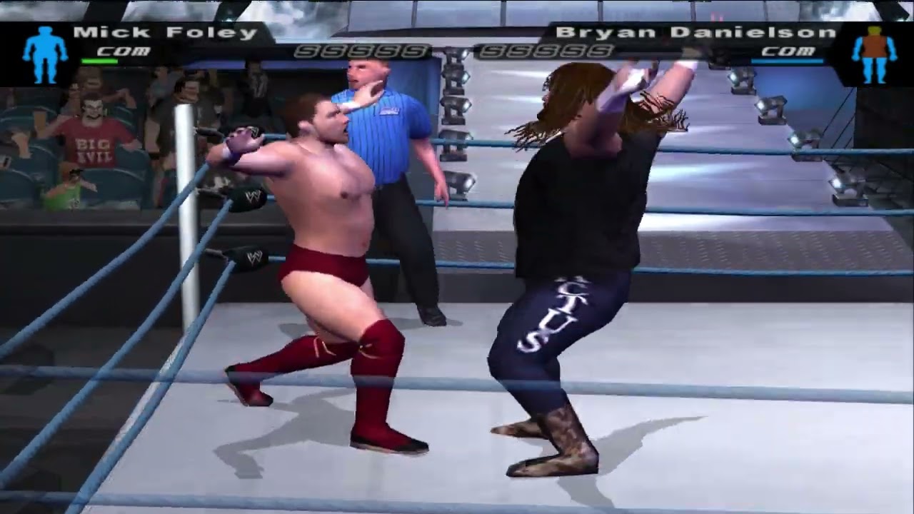 FULL Mick Foley VS Bryan Danielson | WWE SmackDown! #Nostalgia #PS2 #wwetiktok #wwe #smackdown