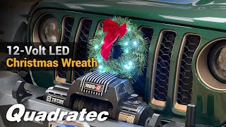 Install a Christmas Wreath on your Jeep | Quadratec 12-Volt LED Wreath by Quadratec 11,416 views 5 months ago 5 minutes, 45 seconds