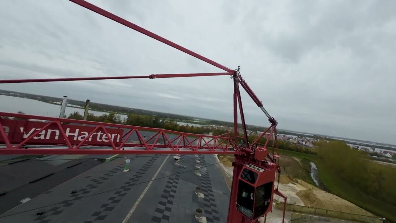 Bouwkraan Thorn 'FPV Drone Rondleiding' - Hoogtefotograaf