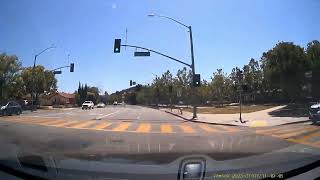 Driving back by Blossom Hill road San Jose USA