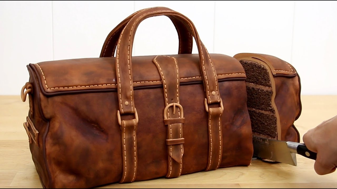 3D Chocolate Travel Bag Cake | Tasty Cakes Ideas