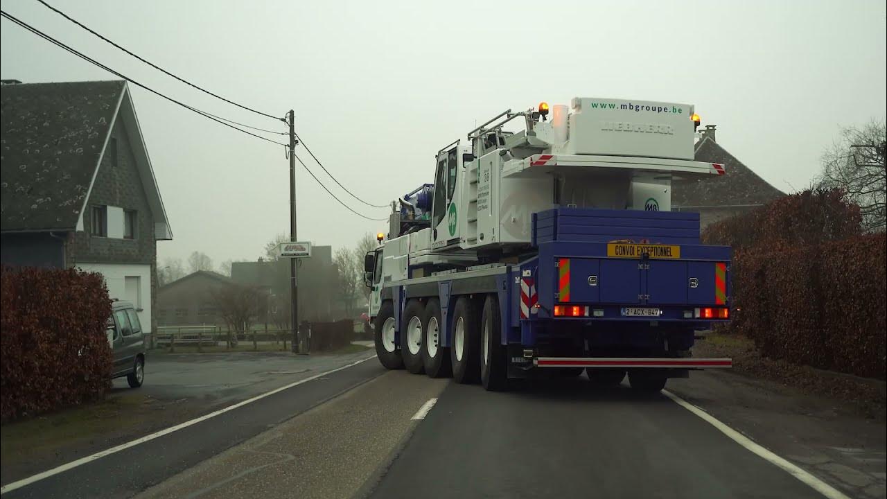 Camion-Grue Géant, Driven avec grue télescopique