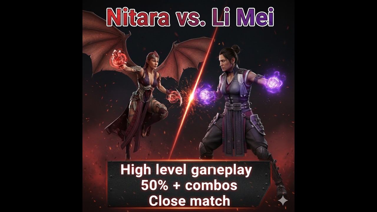 MK1 Nitara vs Li Mei – High Level Gameplay | 50%+ Combos & Insane Close Match