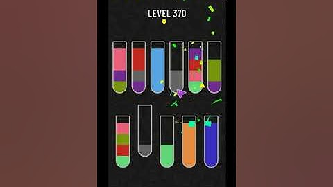 Water Sort Puzzle Level 370 Solved