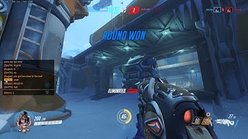 Overwatch   1v1 Windowmaker awesome airshot