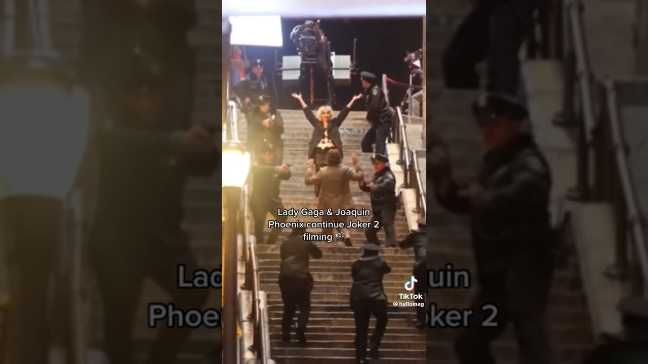Lady Gaga & Joaquin Filming Joker 2