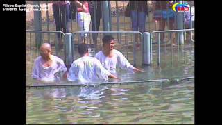 Baptism in Jordan River 2013