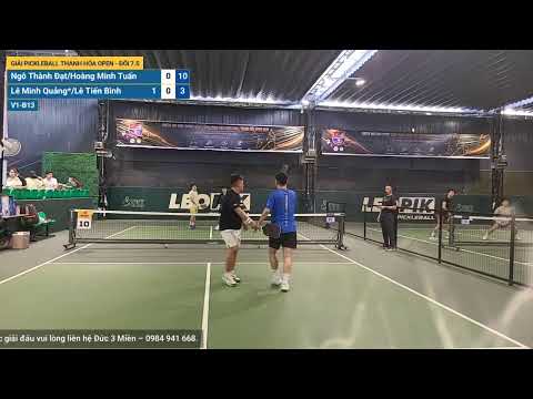LIVE | GIẢI PICKLEBALL THANH HÓA OPEN - ĐÔI 7.5 | V1-B13