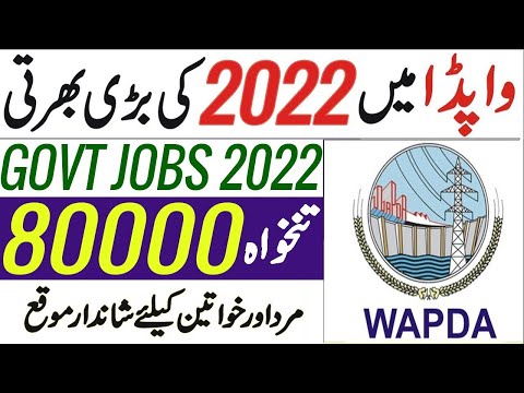 government jobs 2022 Wapda jobs 2022