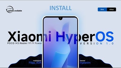 How to Install HyperOS Global Android 13 on Poco M3 and Redmi 9T without  Custom Recovery...