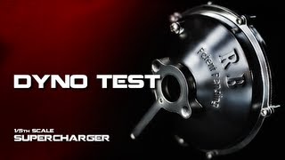 Dyno Test of the 1/5th Scale Supercharger by RB Innovations