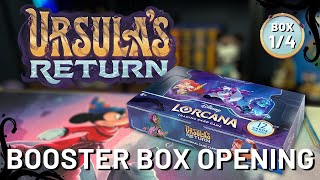 Ursula's Return BOOSTER BOX OPENING 1/4 | Disney Lorcana Case
