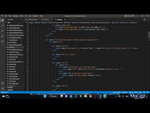 Designing a user responsive cart page using HTML, CSS, JavaScript, Bootstrap