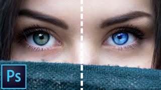 How to Change Eye Color of Any Photo using Photoshop screenshot 5