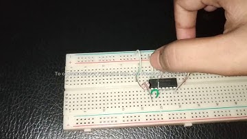 Light Detector using Nand gate
