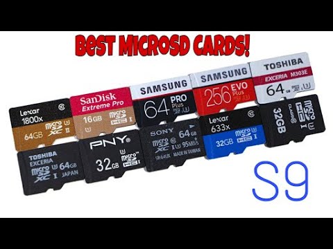 Top 5 MicroSD Cards For The Samsung Galaxy S9 (2020)