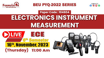 BEU PYQ-2022 Electronics Instruments & Measurement #beu #6th #semester #ece #electronics