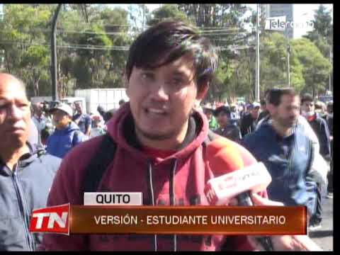 Limpieza de los destrozos que dejaron las manifestaciones