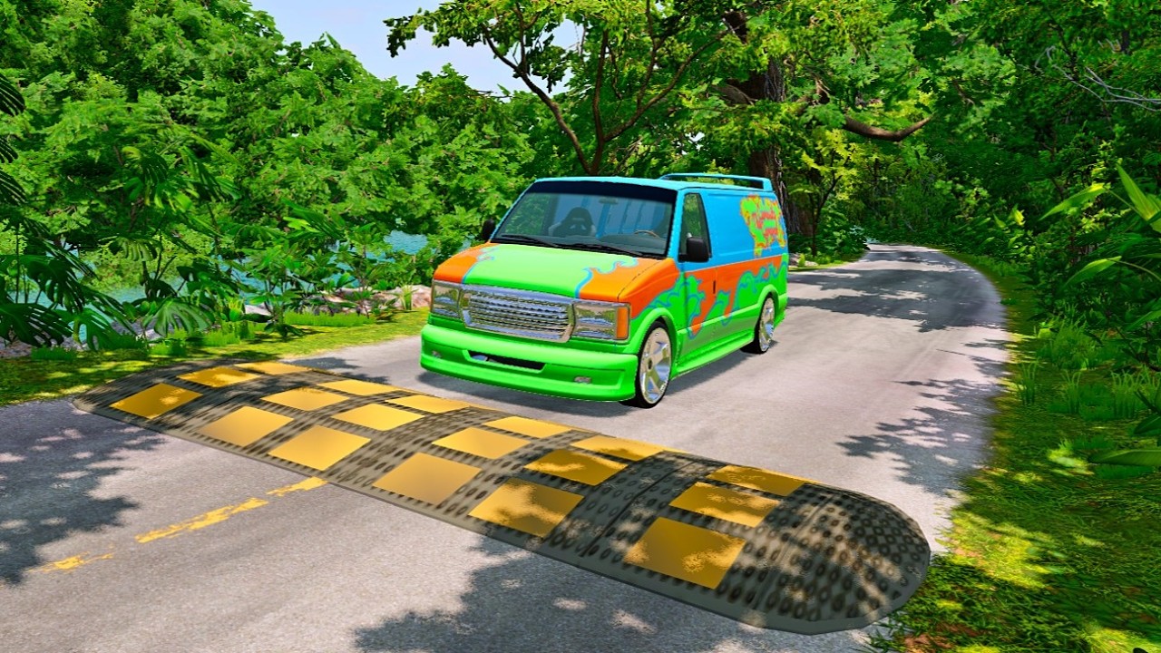 Trucks Crossing A Giant Speed Bump | BeamNG Drive Live Stream #06 | Maxx Gaming ||