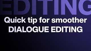 Easy Trick For Smooth Dialogue Editing in Premiere Pro