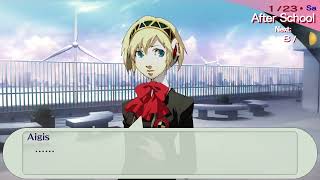 aigis being gay around the female protagonist part 1