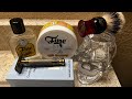 Budget minded pearl classic razor fine bay rum soap  aftershave willys blade  heritage brush