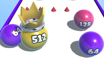 Satisfying and relaxing ASMR Mobile Games - Ball Merge 2048