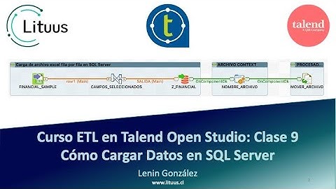 Cómo cargar un Excel en SQL Server con Talend Open Studio