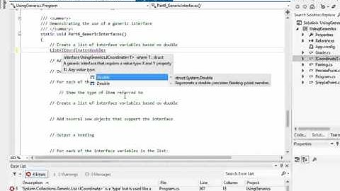 Generics in C# Part 6 - Creating a Generic Interface