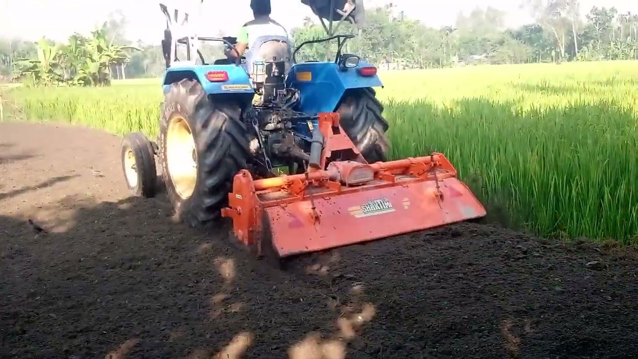 New Holland TD 55 গাড়ির চাষ ফুল ভিডিও। 