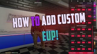 How to add custom EUP clothing in FiveM | 2023