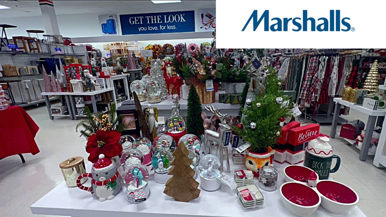 Marshalls Christmas Decorations with me YouTube