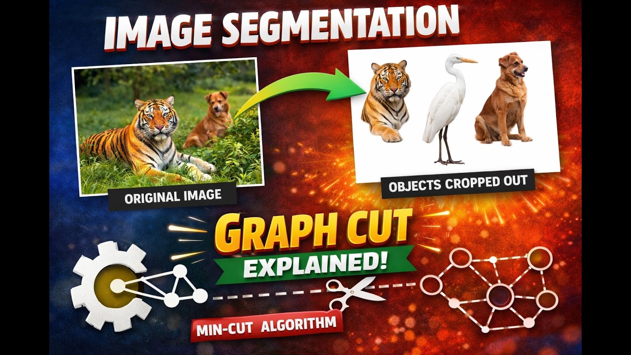 Image Segmentation using Graph Cut Simplified in Telugu💡 | Full Code ...