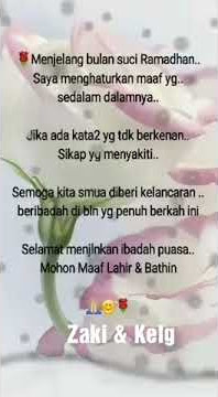 Kata mutiara menyambut puasa ramadhan