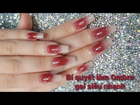 Nail Màu Thạch - Bài 7: Hướng dẫn làm Ombre bằng sơn gel mầu thạch(Ombre gel Nail)