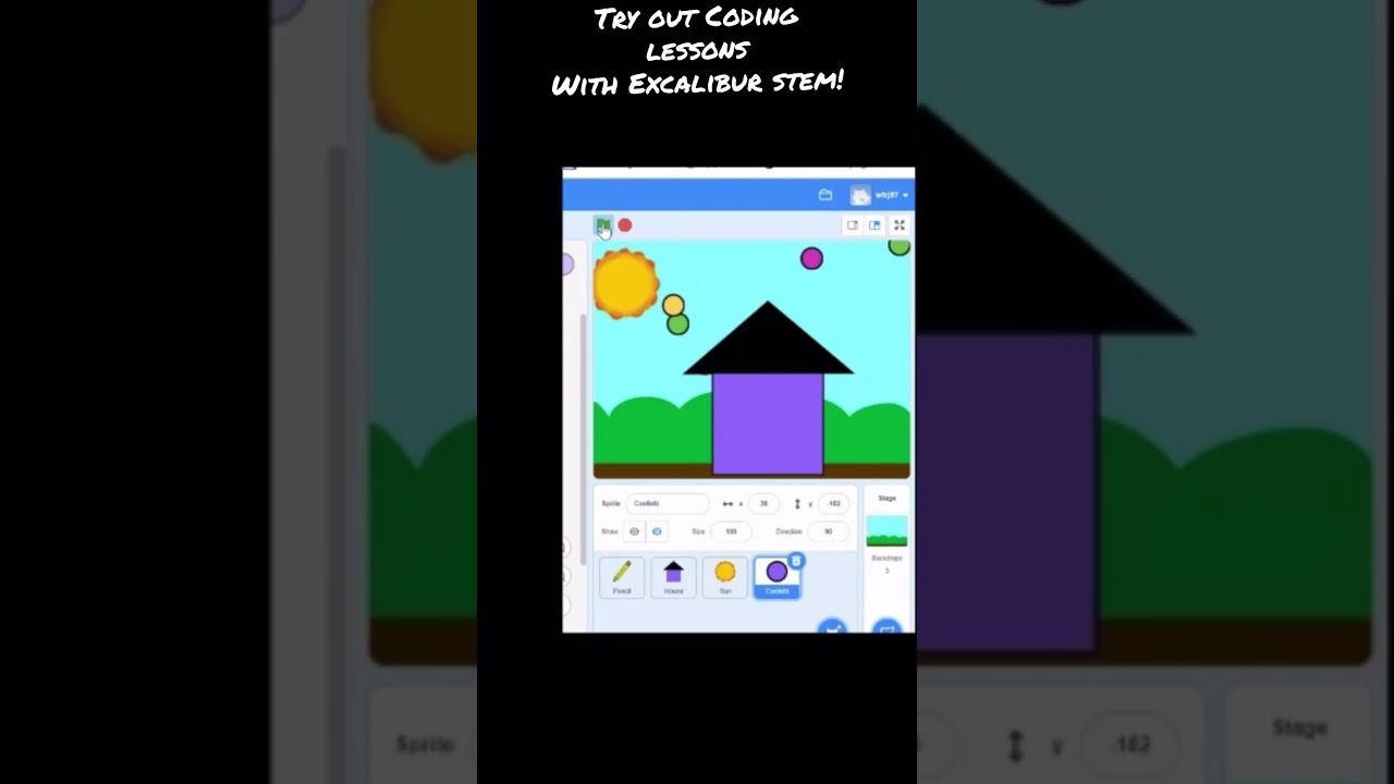 Coding a Picture - Head to our channel for coding lessons on how to complete this project!✨